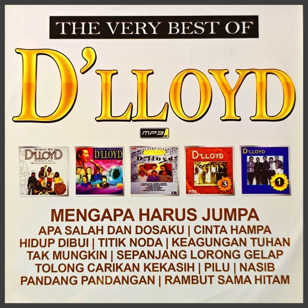 Kaset MP3 Audio 210 Lagu Pop Kenangan D'lloyd Album Nostalgia Edisi Pilihan Terlengkap