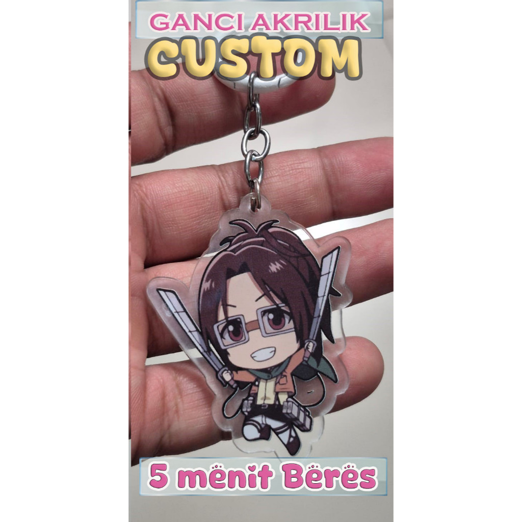 Pabrik gantungan kunciu akrilik desain custom harga murah proses cepat suply Medan Batam dan Aceh bu