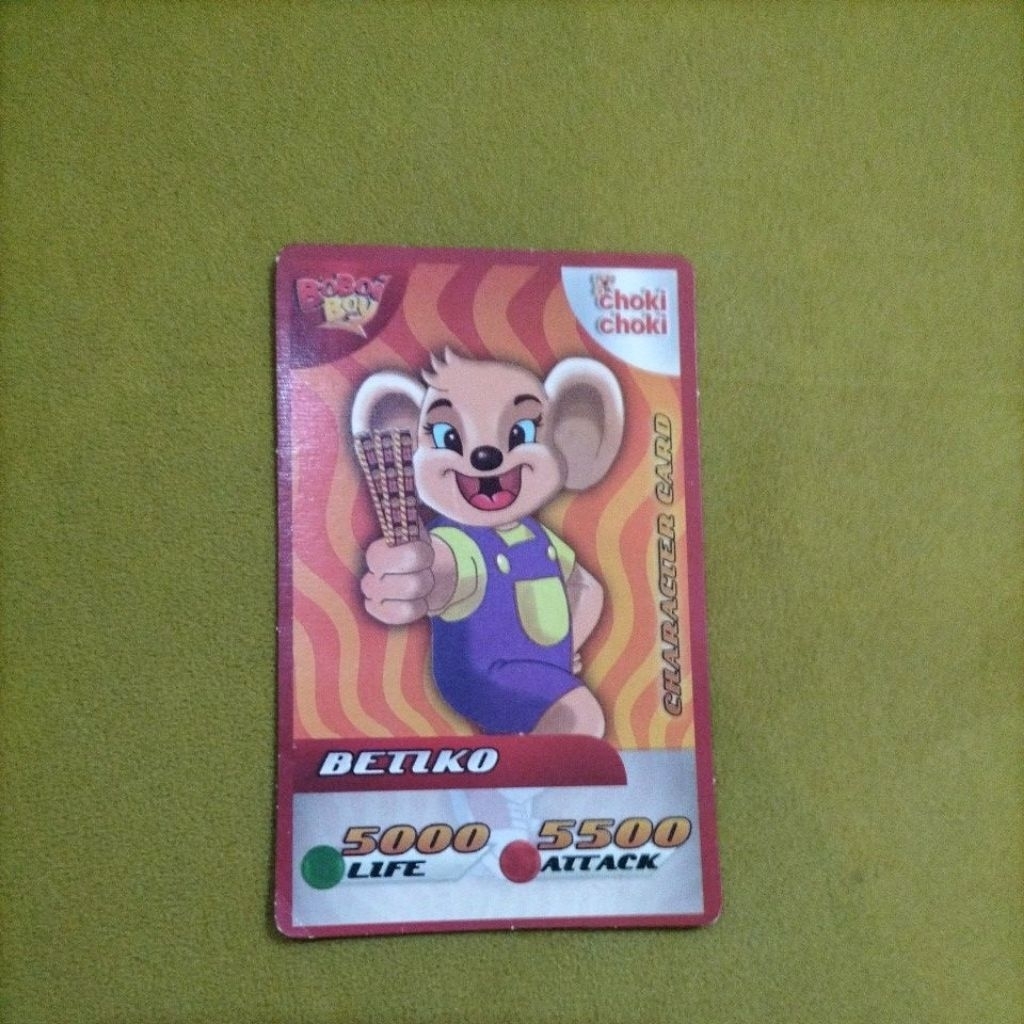 KARTU CHOKI-CHOKI BOBOIBOY