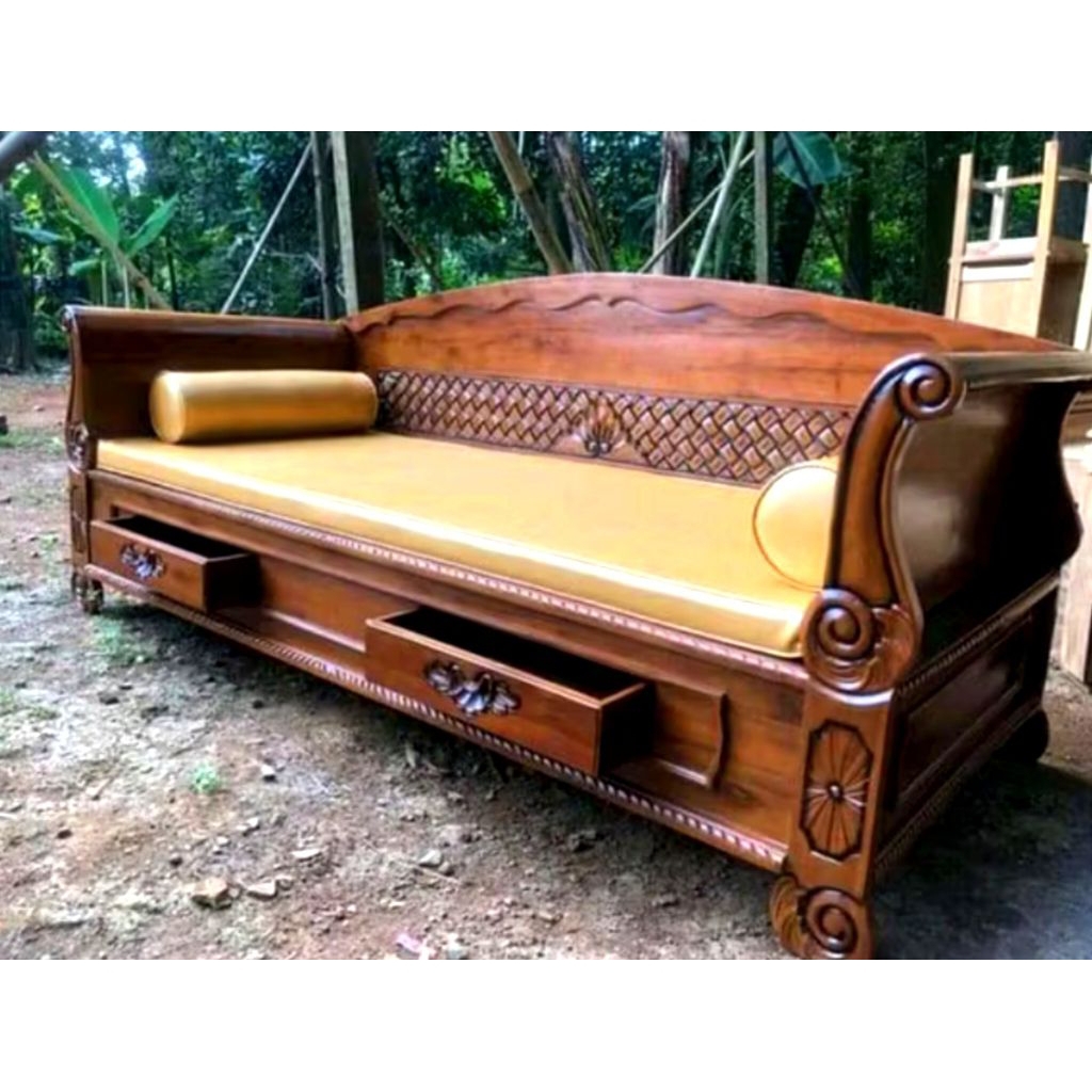 Bale Bale Risban Jati solid Jepara Ukuran Jumbo