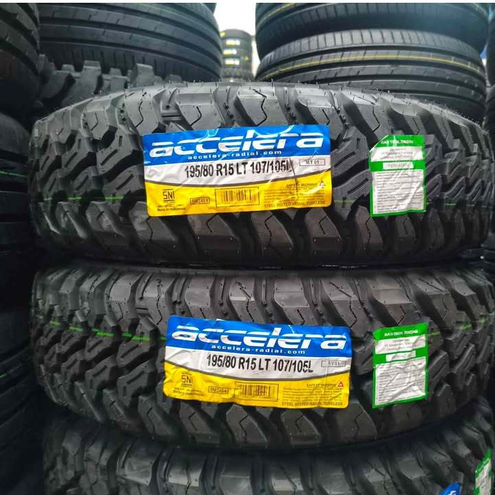 ACCELERA Ban MT 195 80 R15 ACCELERA M/T Ring 15 Ukuran 195 80 NIK Terbaru