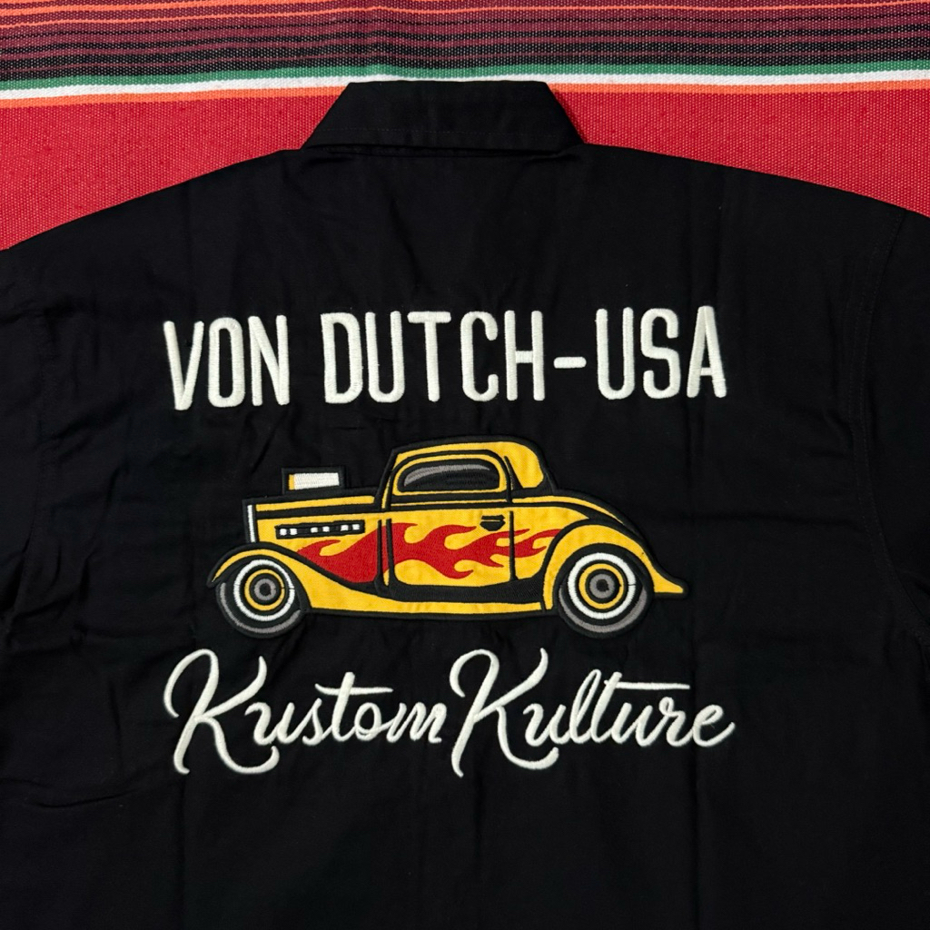 WORKSHIRT - VON DUTCH - BLACK