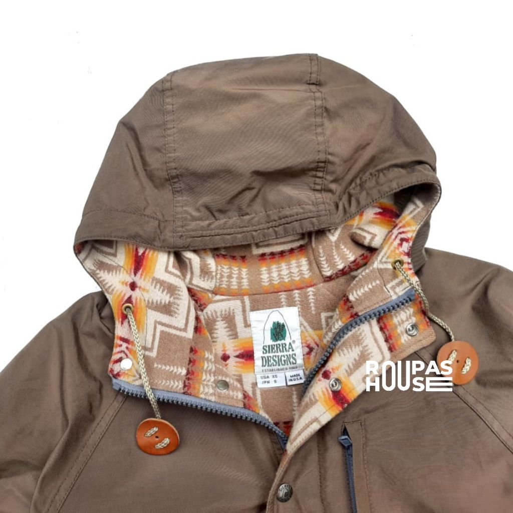 Sierra Design x Pendleton made in USA (Lined Light Mountain Parka 60/40)