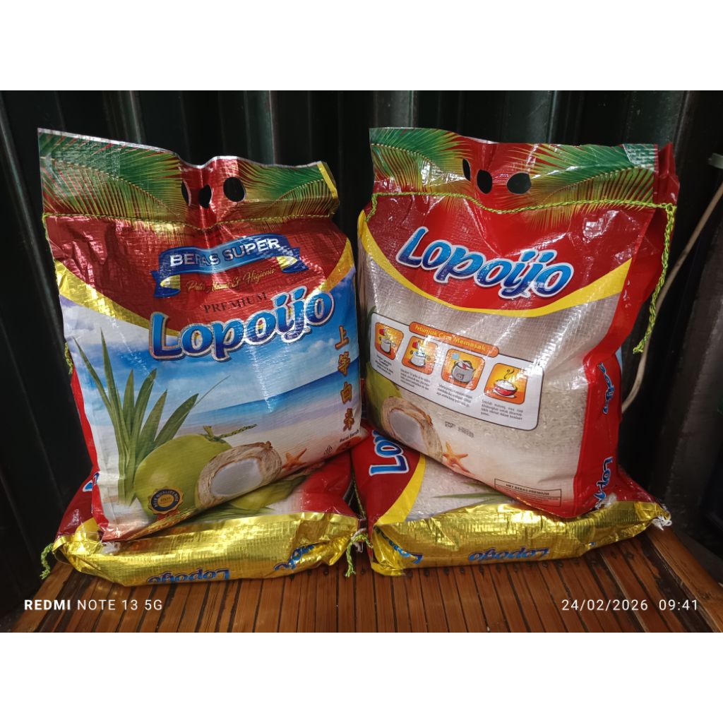 Lopo ijo 3kg (LOPO Mini) Beras Premium Enak, punel, dan putih