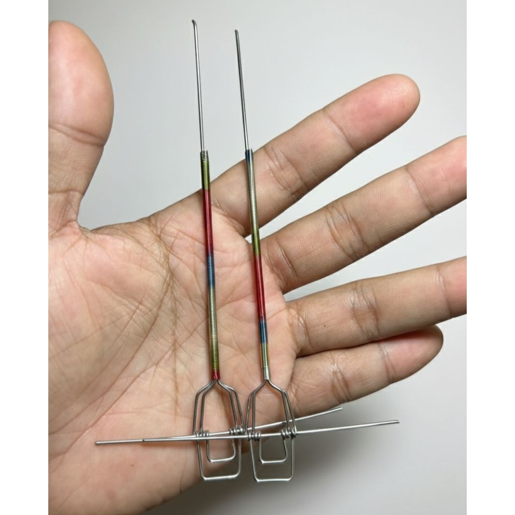 (SEPASANG ) Kawat pitu-pitu bugis ukuran 1mm stainless