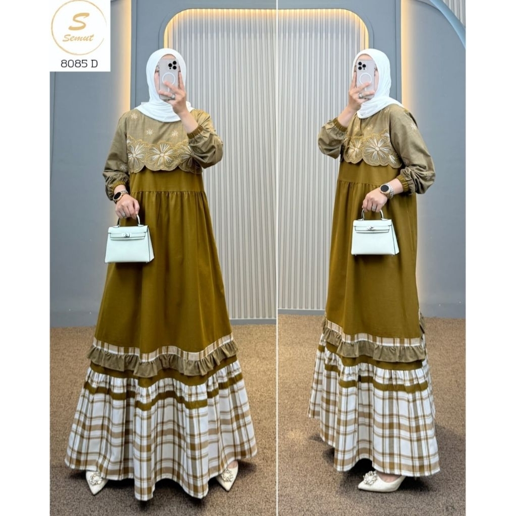 Gamis syaina by semut New motif