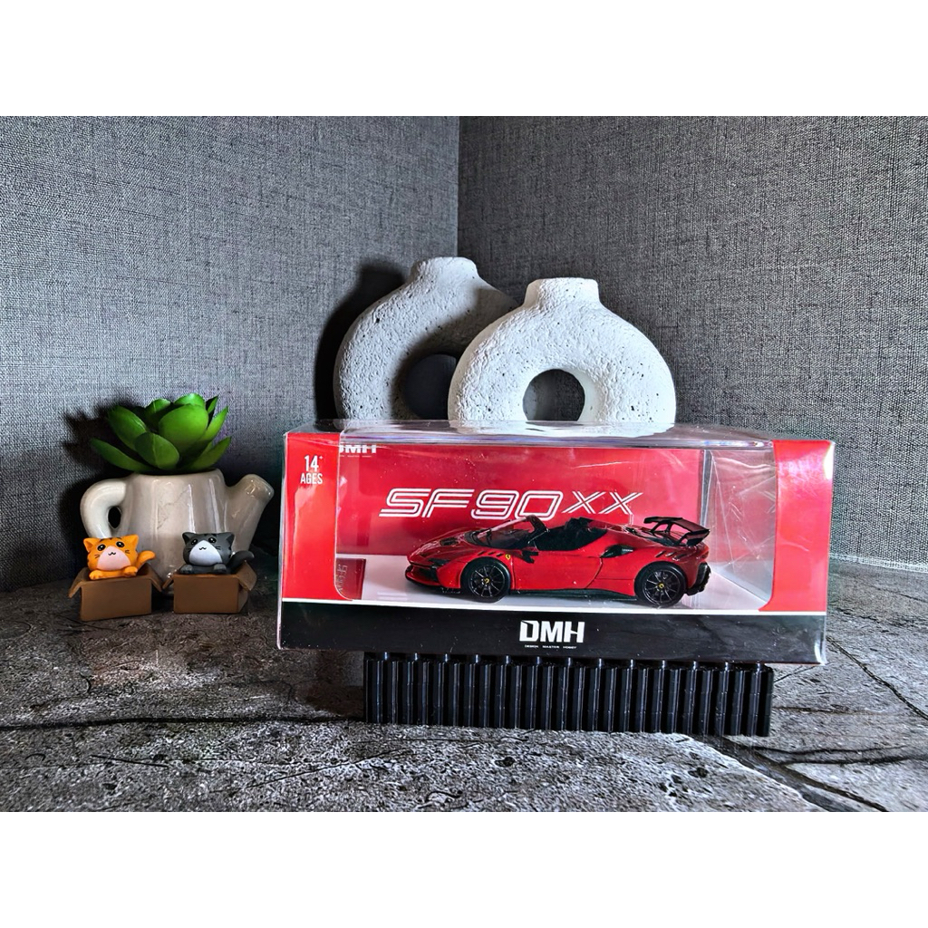 DMH Ferrari SF90xx Spider red Convertible
