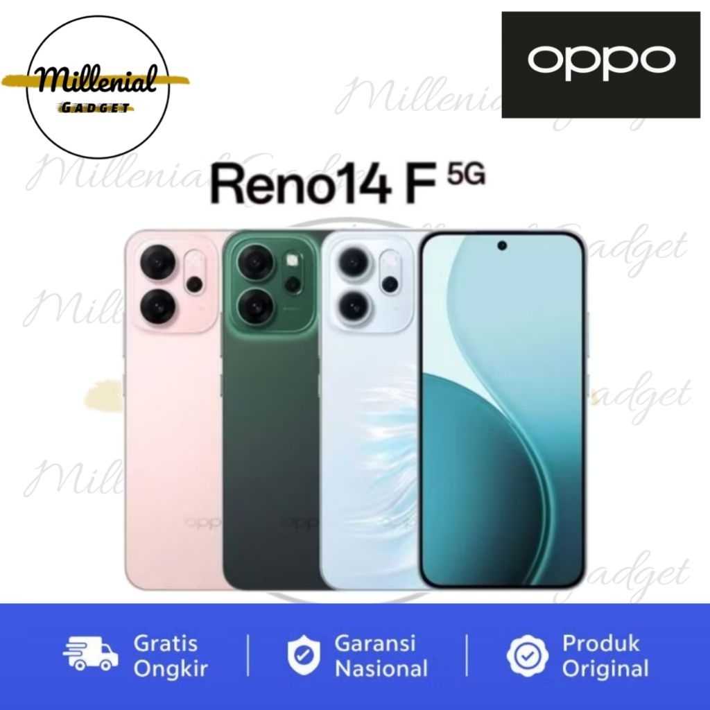 OPPO RENO 14F 5G ORIGINAL BERGARANSI RESMI OPPO SERVICE CENTER