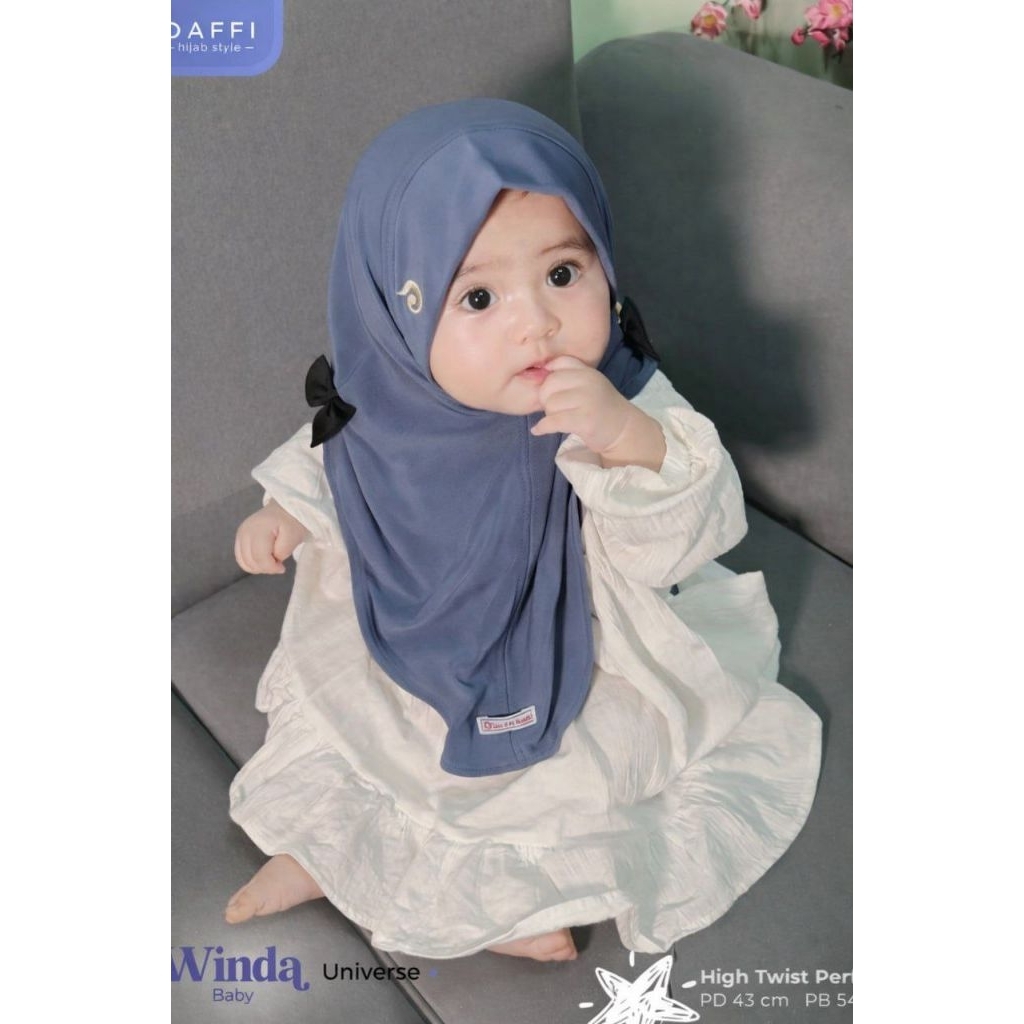 Hijab Bayi Winda baby by Daffi Hijab