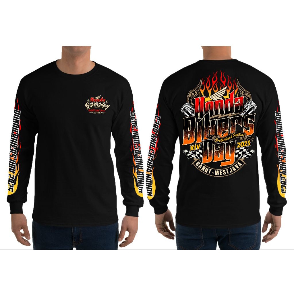 Kaos Motor Honda BikersDay HBD 2025 Garut-Jawa Barat