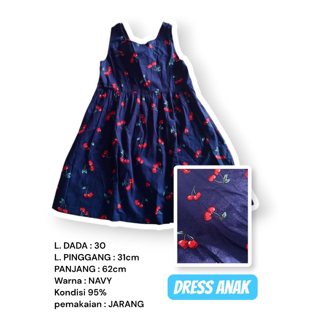 dress balita baju rok anak perempuan