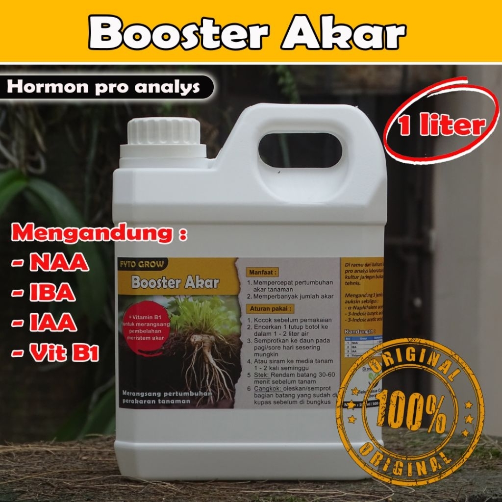 booster akar tanaman, hormon auksin, IBA, NAA, IAA 1000 ml