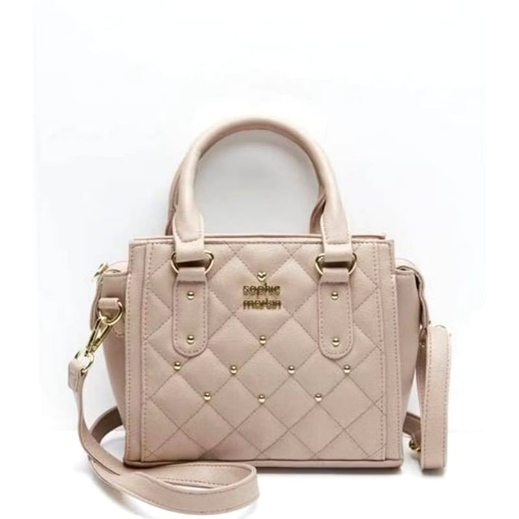 Sophie Martin Tas Bordiola Pink Tas Shoulder Tas  Selempang Wanita