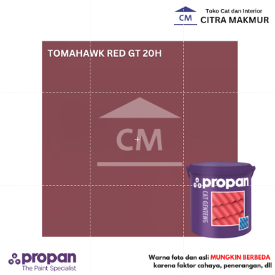 Propan CAT GENTENG 20 Kg - Tomahawk Red 20H