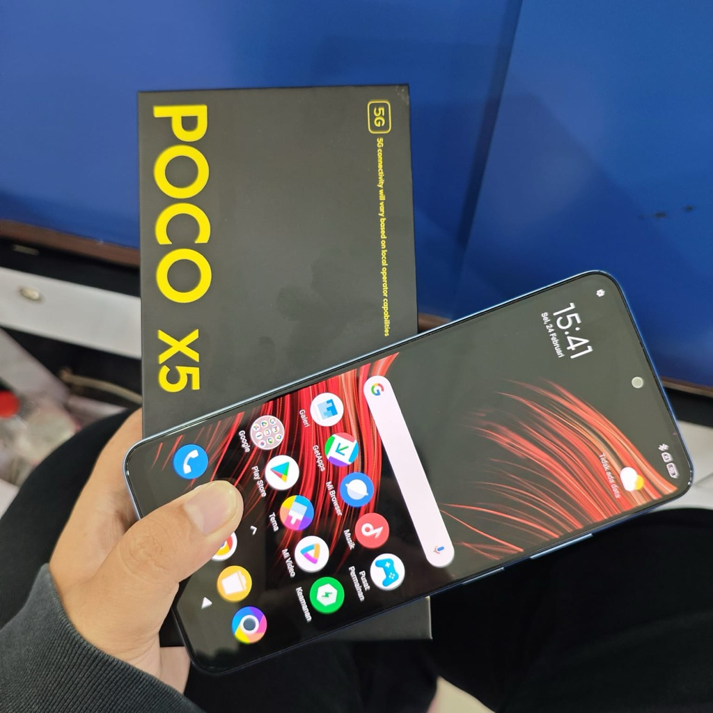 Poco x5 5g ram 6/128 - 8/256 second resmi fullset original