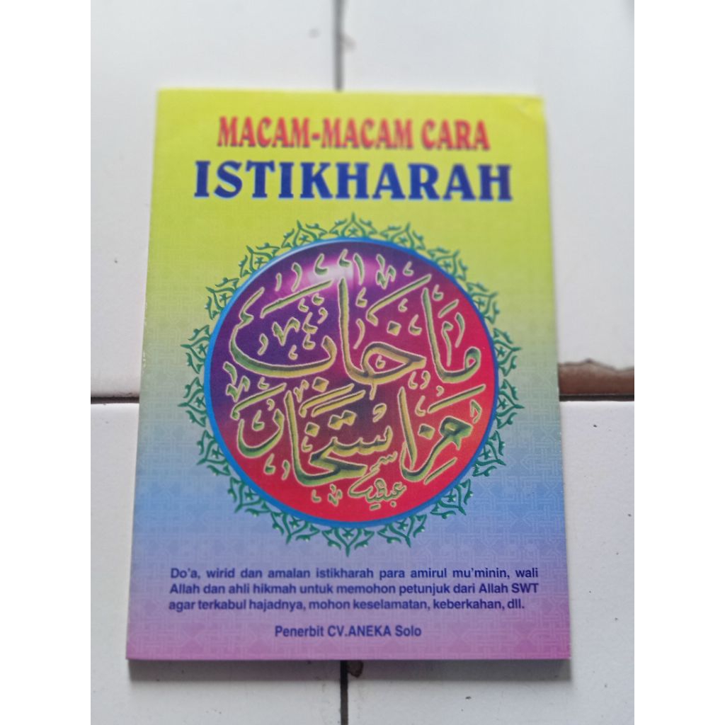MACAM MACAM CARA ISTIKHARAH CV.ANEKA Solo original