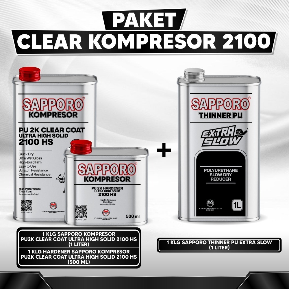 Paket Clear Kompresor 2100 / Sapporo Kompresor
