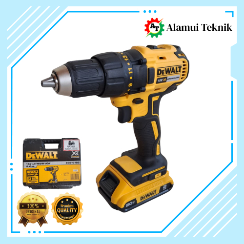 DEWALT - Mesin Bor Cordless 18V 2.0AH