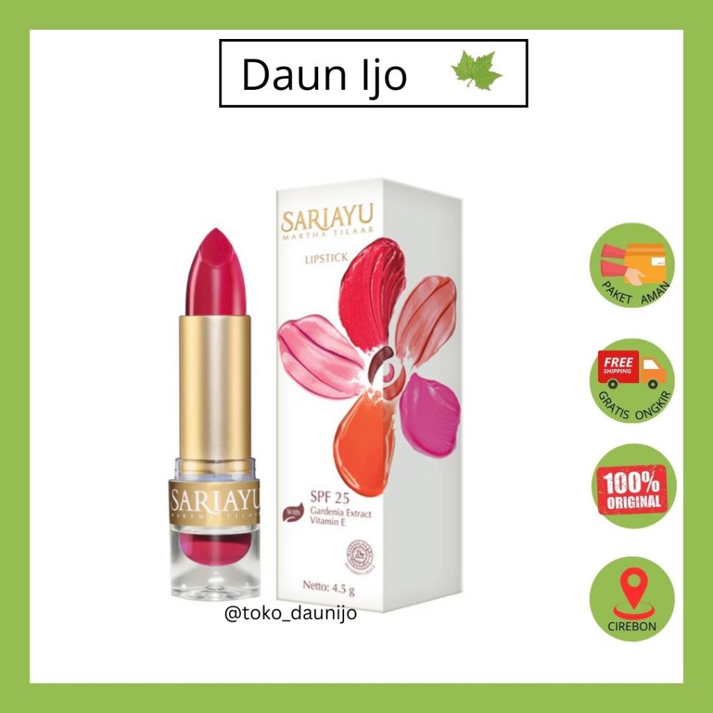 Sariayu Lipstick Gold Series