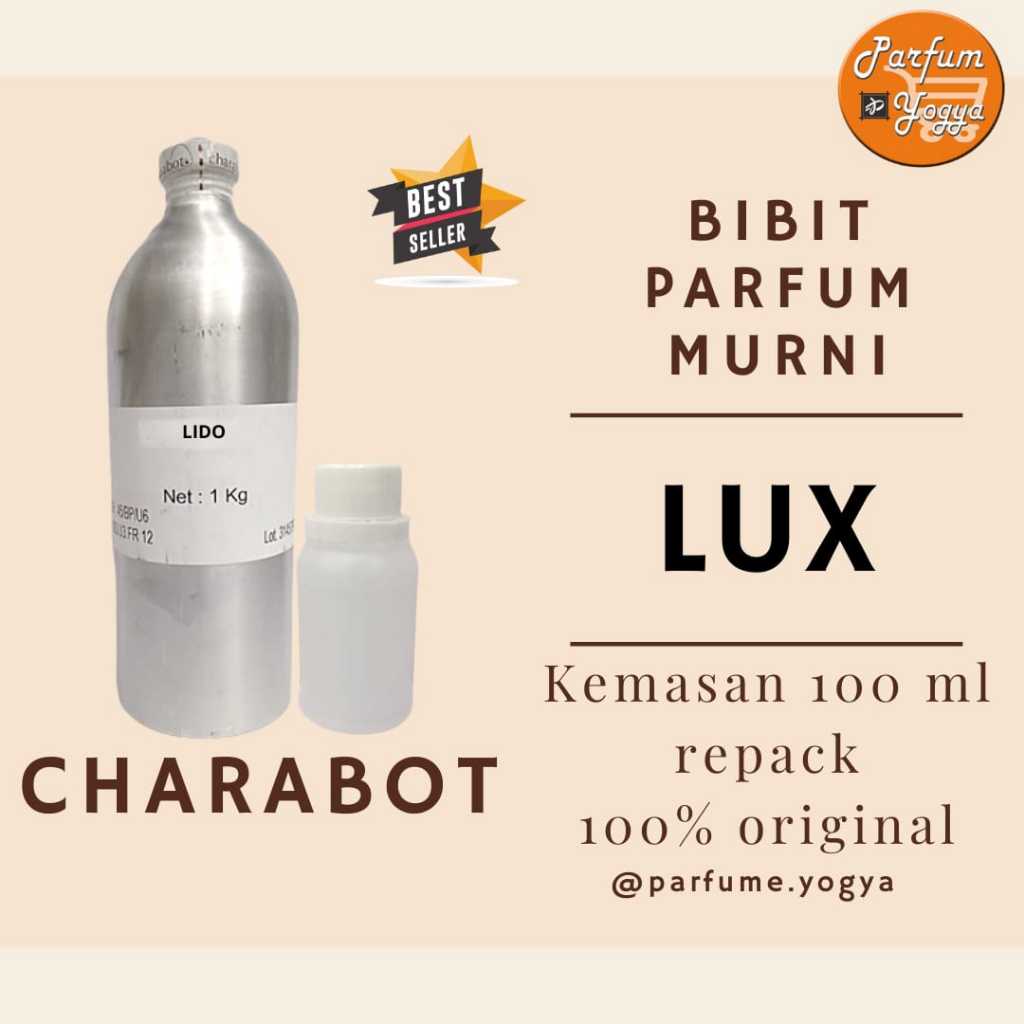 BIBIT PARFUM MURNI CHARABOT L.U.X 100 ML - LIDO - REPACK