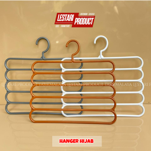 ( 6 PCS ) HANGER HIJAB 5 SUSUN | HANGER HIJAB GANTUNG | HANGER KERUDUNG | GANTUNGAN HIJAB | GANTUNGA