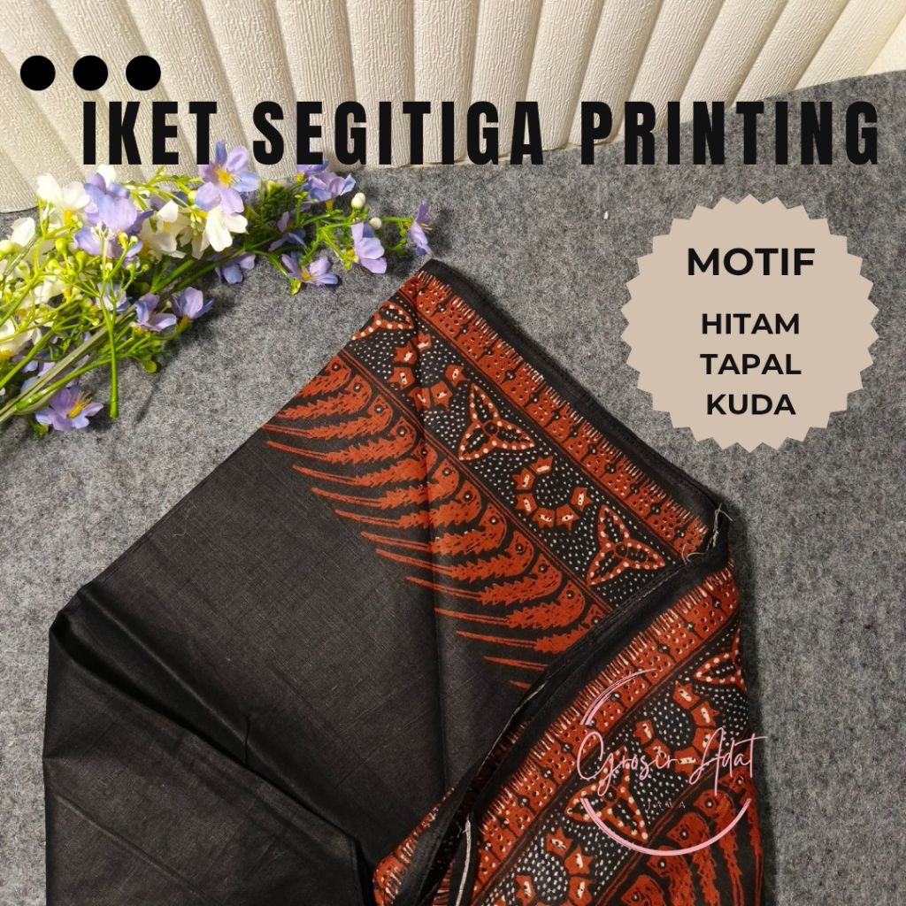 iket kepala segitiga | udeng segitiga | udeng | iket jawa | iket sunda traddisional | udeng printing