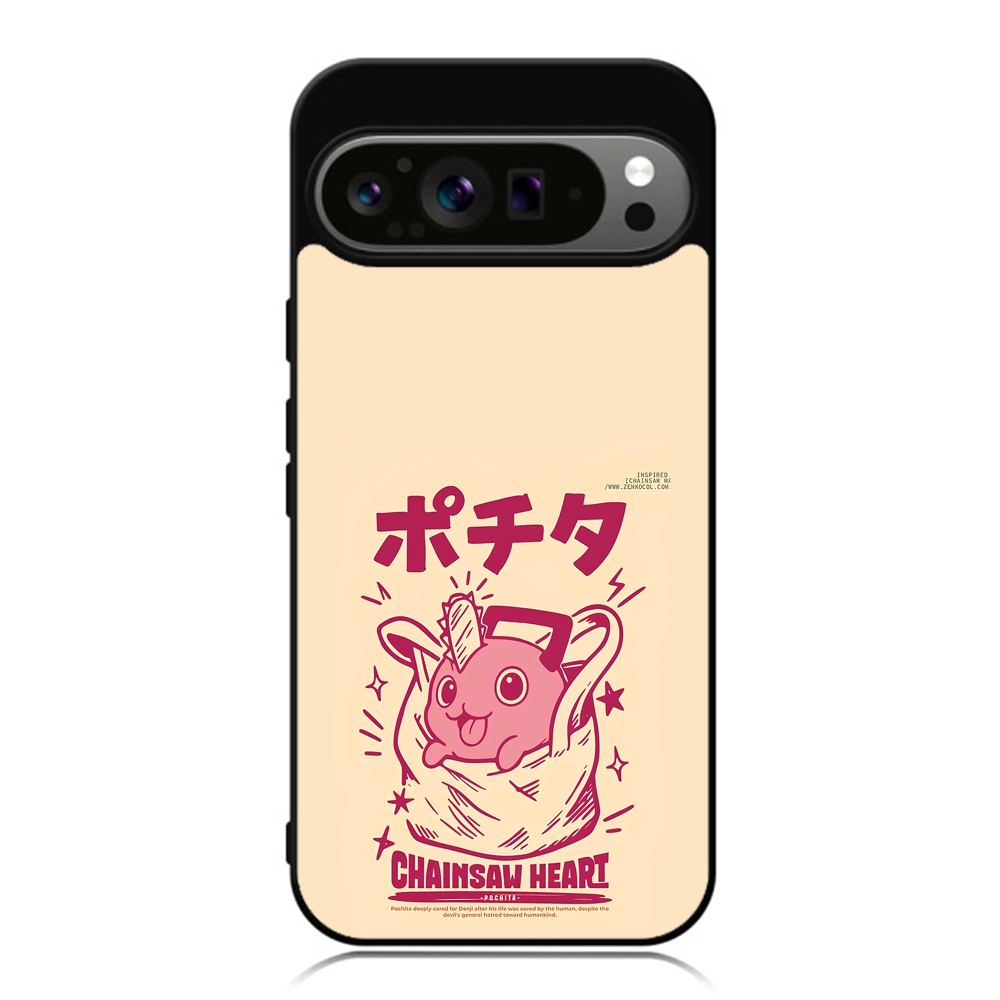 Case HP Google Pixel 9 8 7 6 5 4 3 Pro XL 4g 5g TPU Custom Softcase ChainSaw Heart