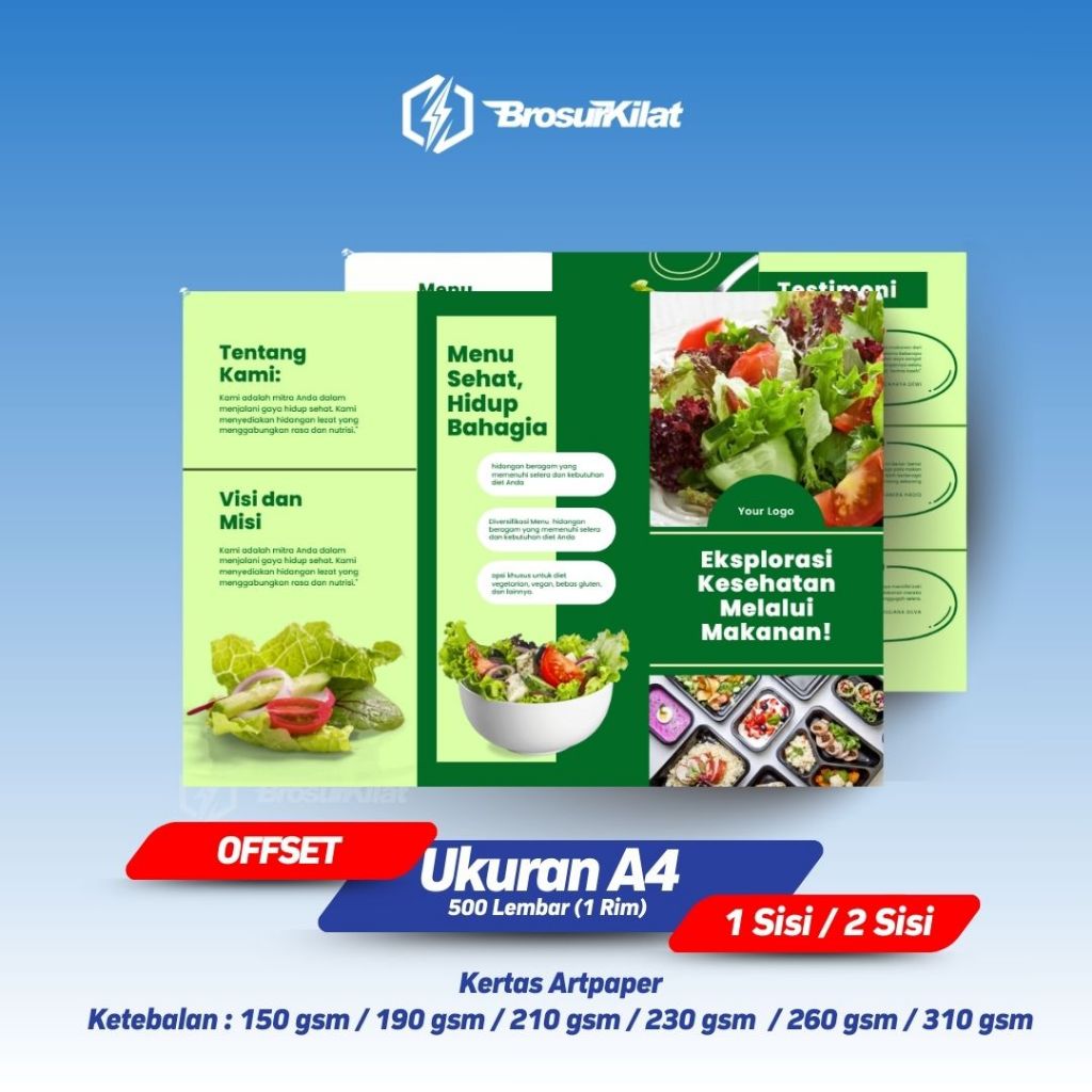 Cetak Ukuran A4 Kertas Artpaper 150 / A4 Artpaper 190 / A4 Artpaper 210 / A4 Artpaper 230 / A4 Artpa