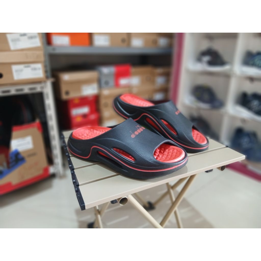 Sandal slide Diadora Nestore Black/red