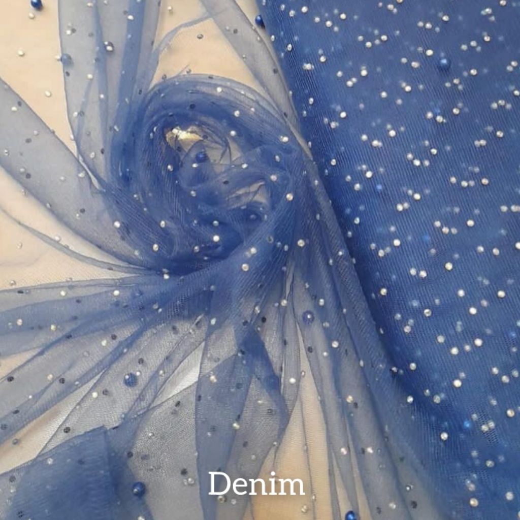 Kain Tile Mutiara Swarovski / Tile Swarovski /Tile Cinderella