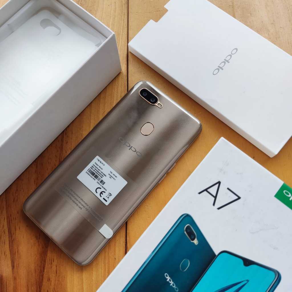 OPPO A7 SECOND 3/64GB & 4/64GB HANDPHONE SECOND HP SEKEN HP BEKAS HP MURAH