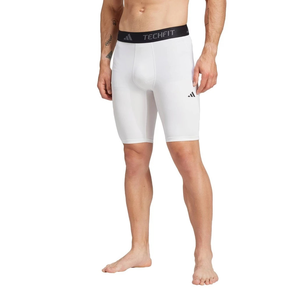 Adidas TECHFIT Compression Training Short Tights Men White IW5838 Gym & Training