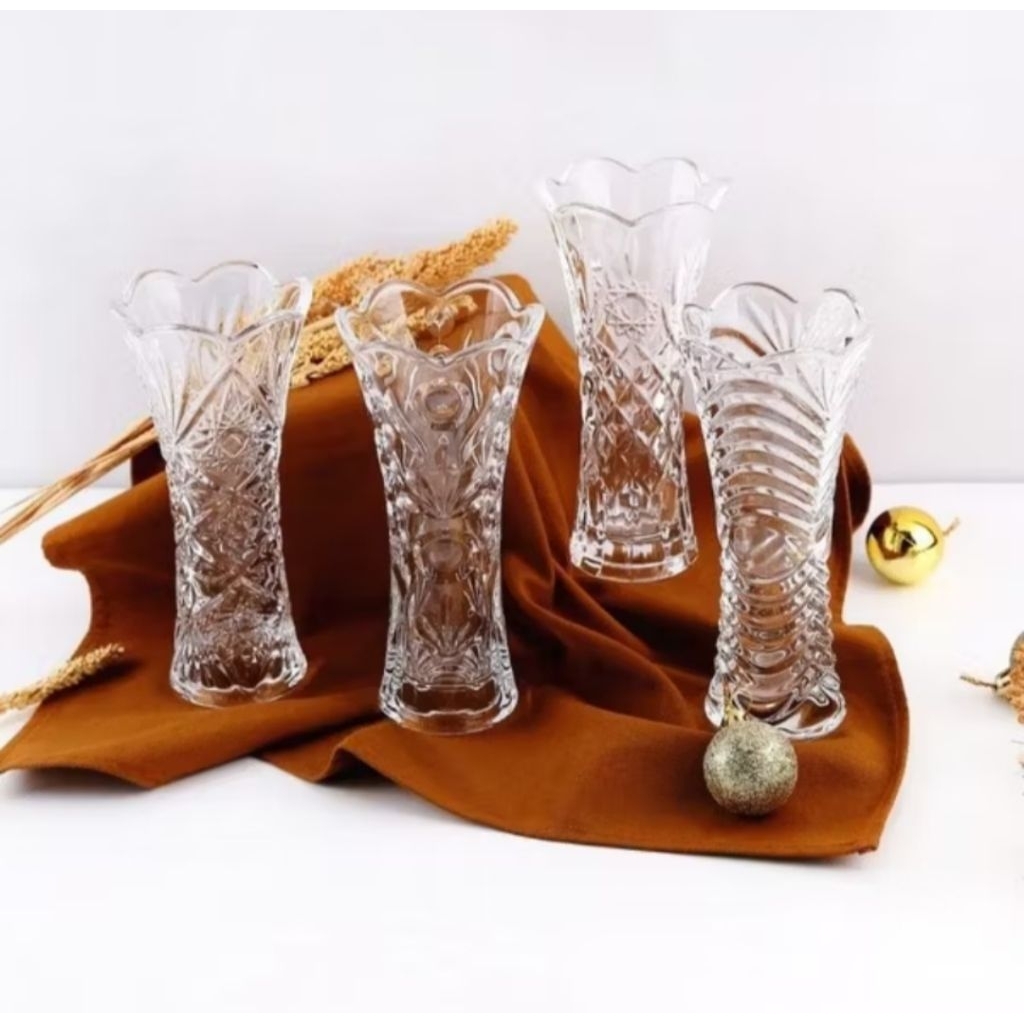 Vas Bunga Kaca Kristal Vas Bunga Kaca Bening Vas Bunga Aesthetic