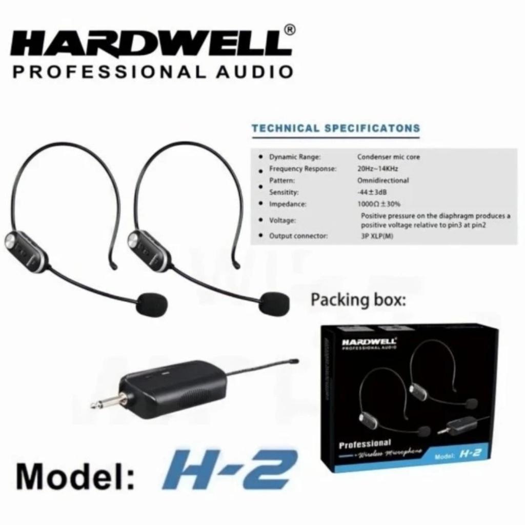 Mic wireless hardwell h-2 original mic bando Hardwell H2 | MELODY CLASSIC