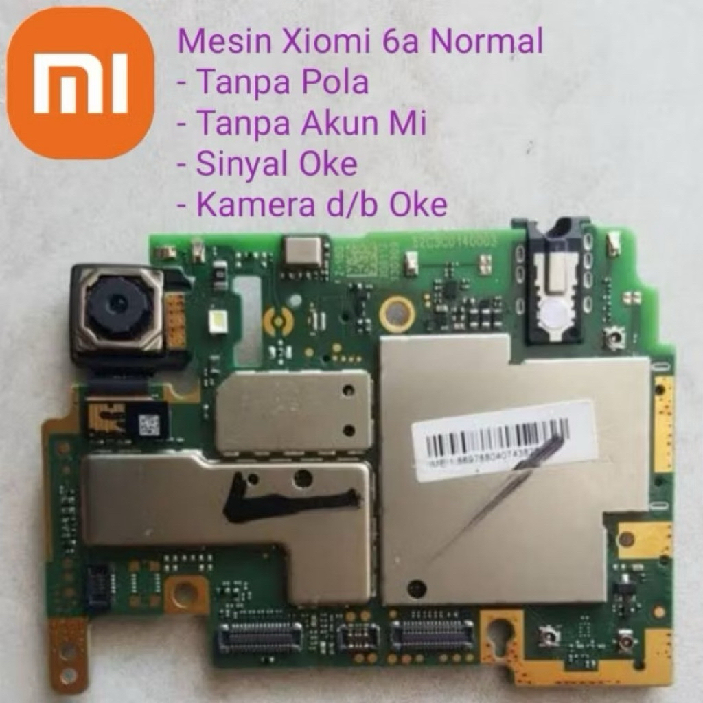 Mesin Xiomi 6a normal tested
