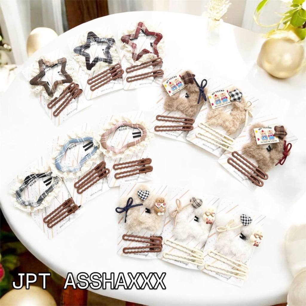 JPT ASSHAXXX - ISI 12 KARTON JEPIT ANAK 3IN1 TIK TOK + BUAYA 4 MODEL KOREAN STYLE