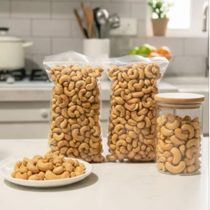 Mete - 500gr - Mete Gurih - Mete Bawang Putih - Mete Renyah