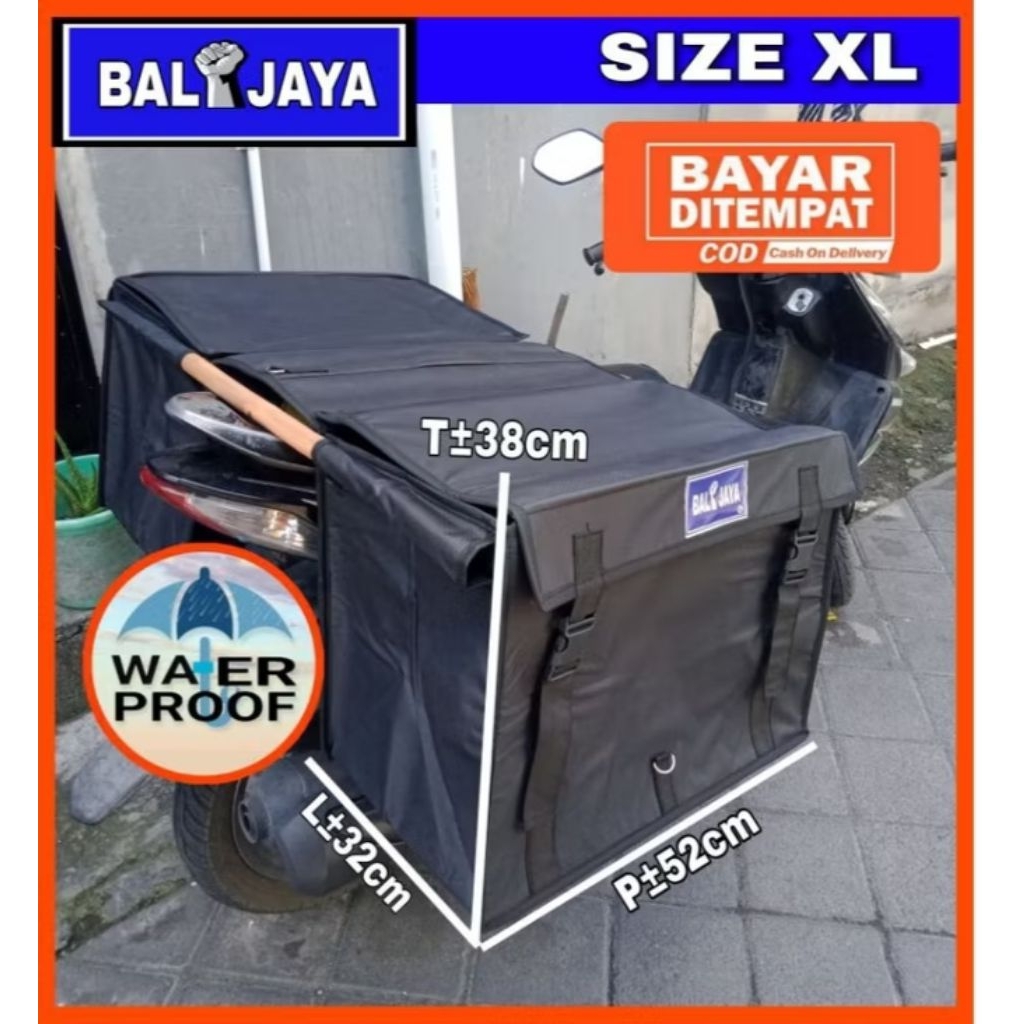 Sadel bag motor Saddle bags motoris Anti air Tas motor Tas kurir Tas sales Tas laundry Tas delivery 
