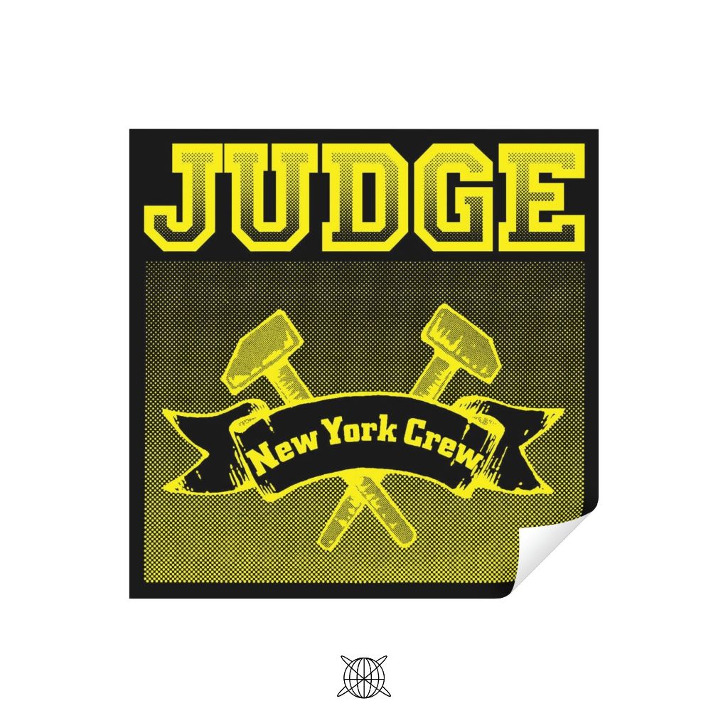 Sticker Vinyl Band Judge New York Hardcore | Stiker Vinyl Band Hardcore Rock Metal Punk