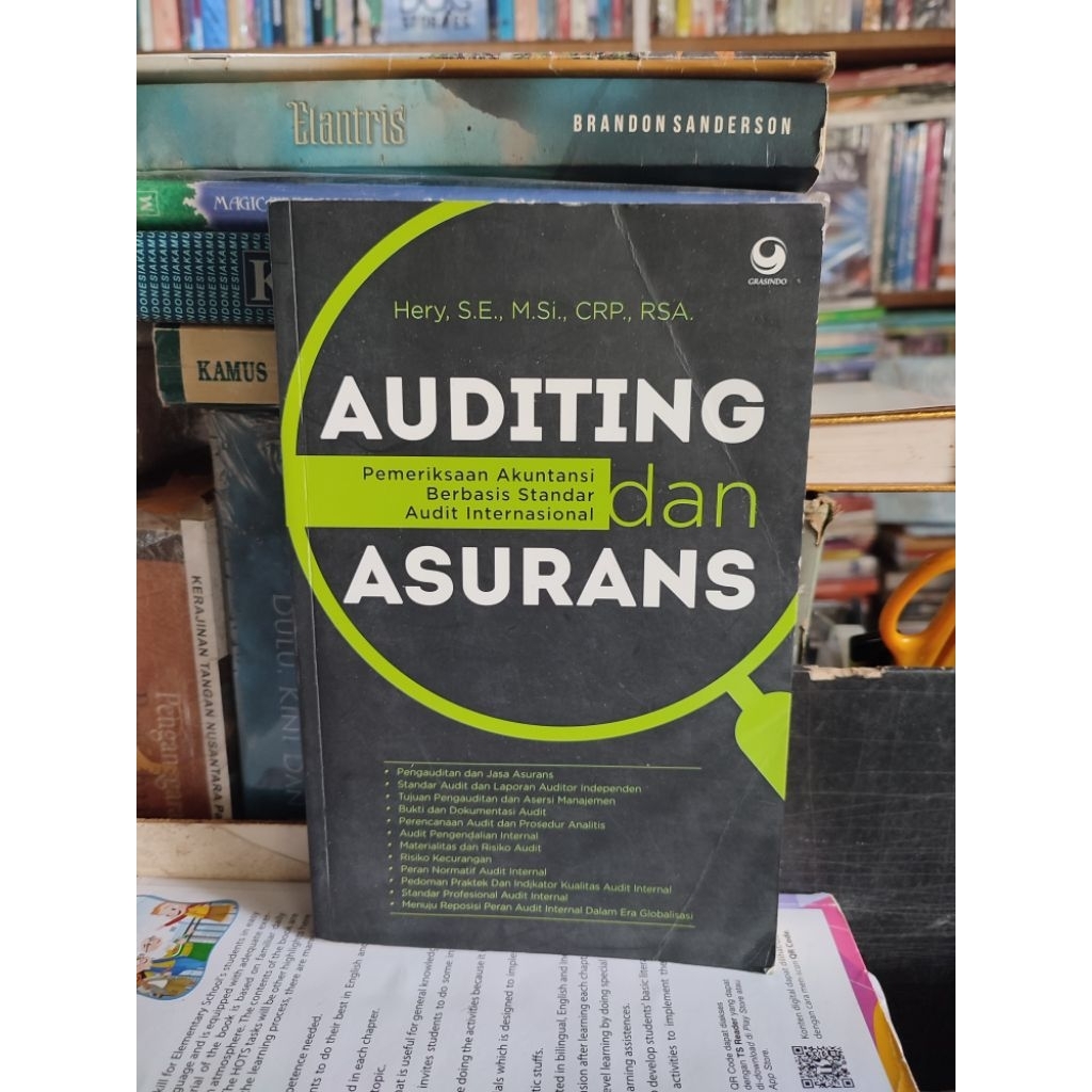 Auditing dan Asurans. pemeriksaan akuntansi berbasis internasional. oleh Hery