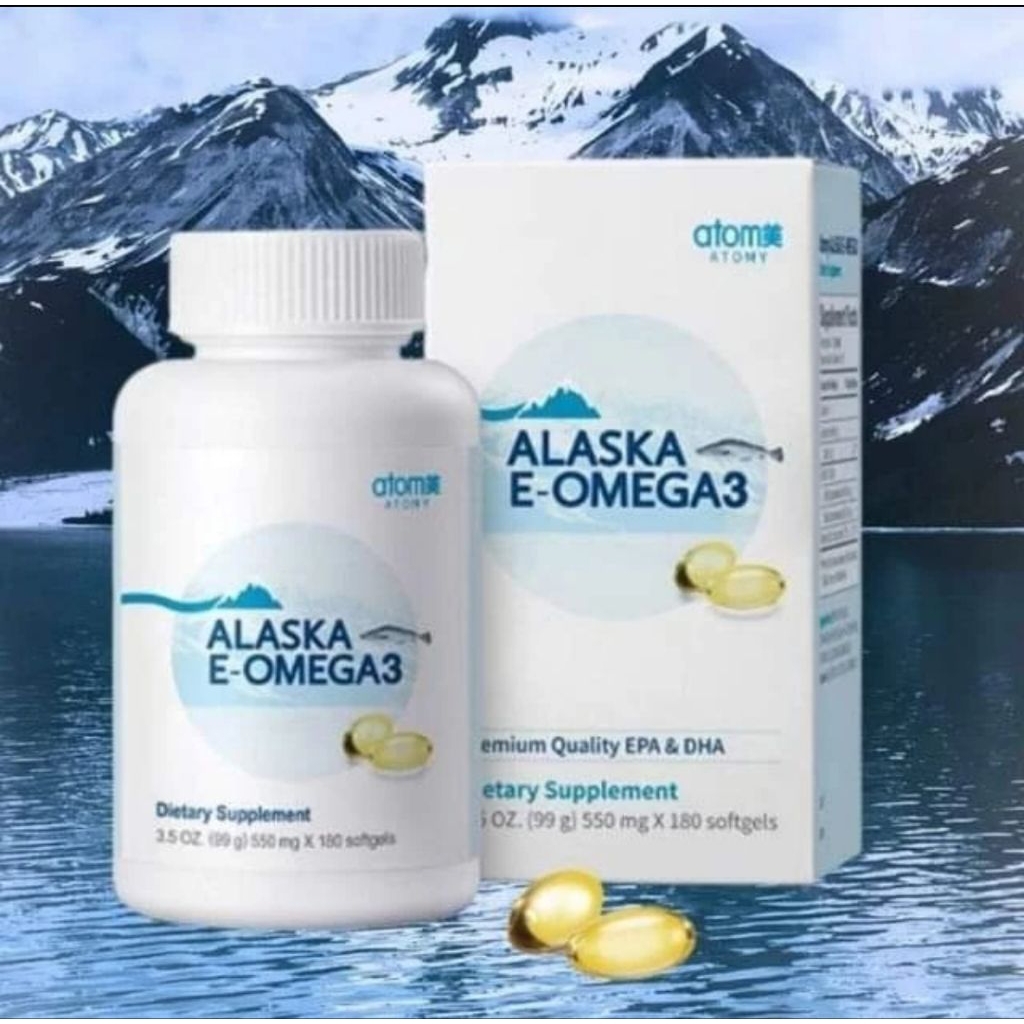 Minyak Ikan Atomy E-Omega 3 550mg ATOMY ALASKA E OMEGA 3