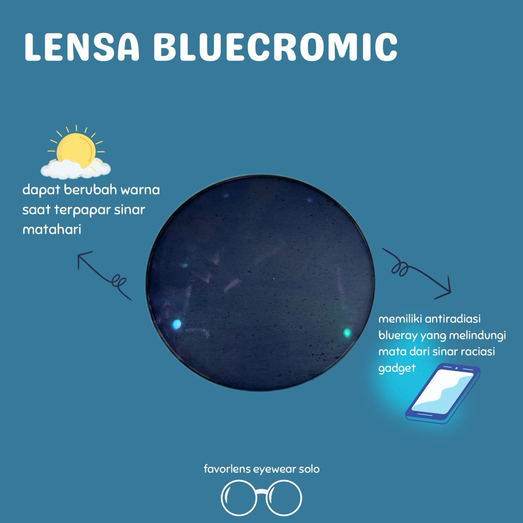 LENSA BLUECROMIC NORMAL/MINUS/CYLINDER/PLUS