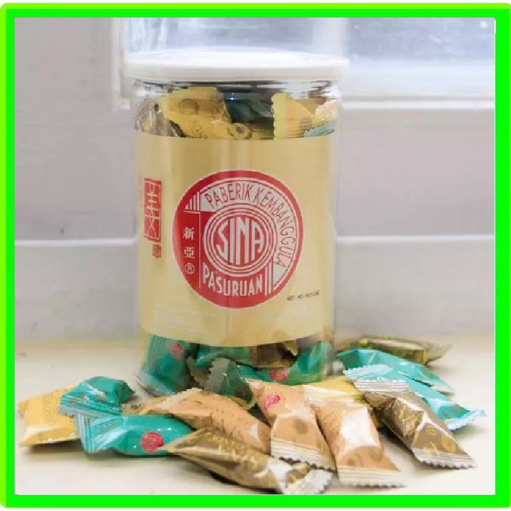 Sin A Permen Jahe Mix Ginger Chew Jar 250gr Permen Lunak Jahe Aneka Rasa