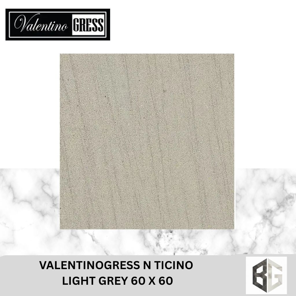 Granit Valentino Gress N Ticino Light Grey 60x60 | Granit Lantai 60x60 Light Grey