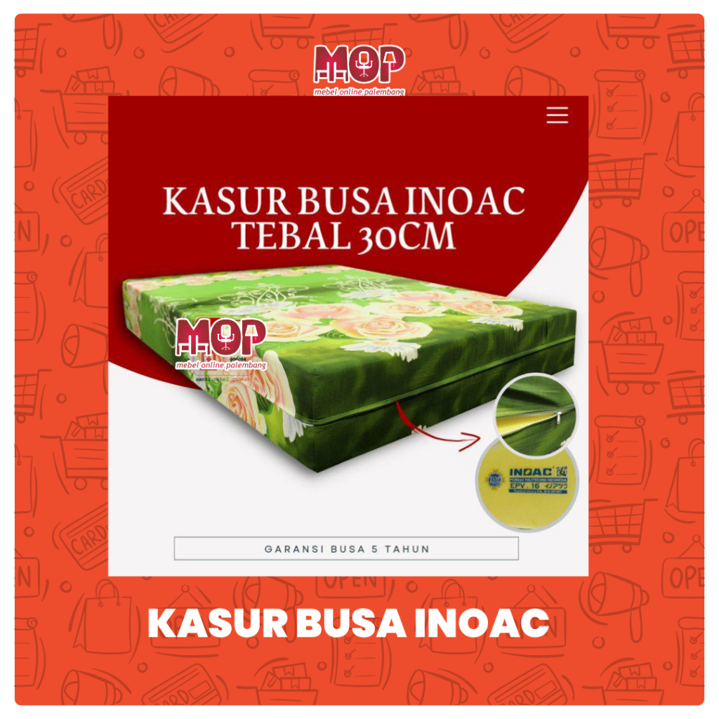 Kasur Busa Inoac/Kasur Busa Berkualitas/Kasur Busa Tebal 20 & 30cm