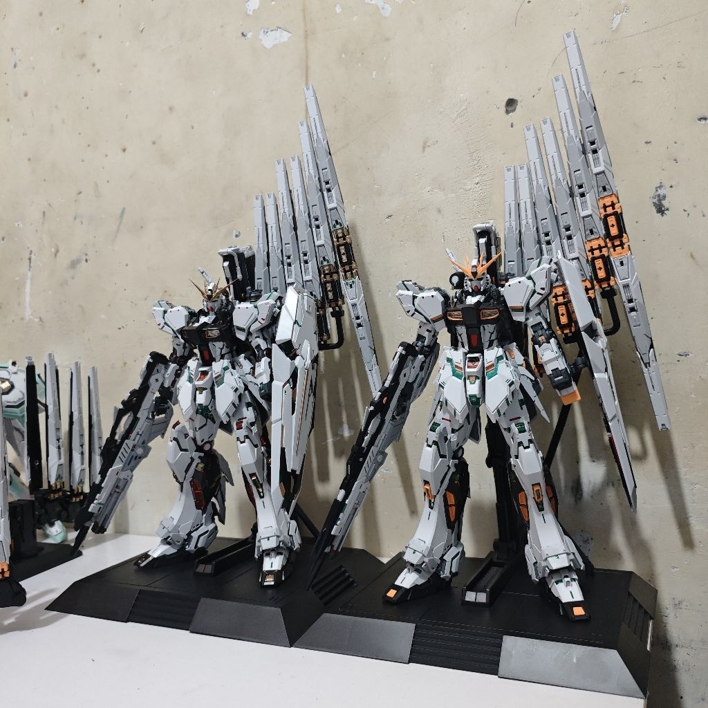 PELUNASAN JASA RAKIT DECAL LINING DETAILING FORTUNE MEOW FARMER NU GUNDAM CUSTOM METAL PART SHOULDER