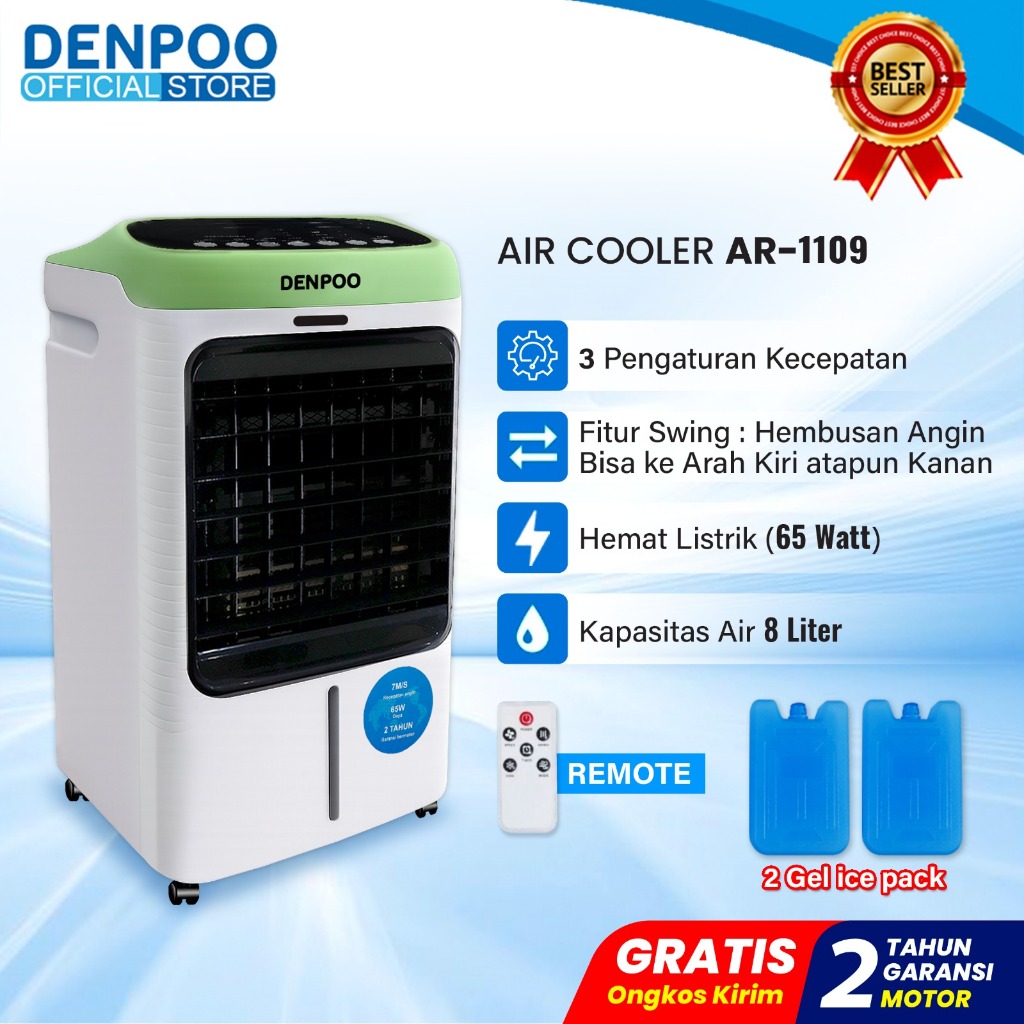 Penyejuk Udara Denpoo AR-1209 8.5L