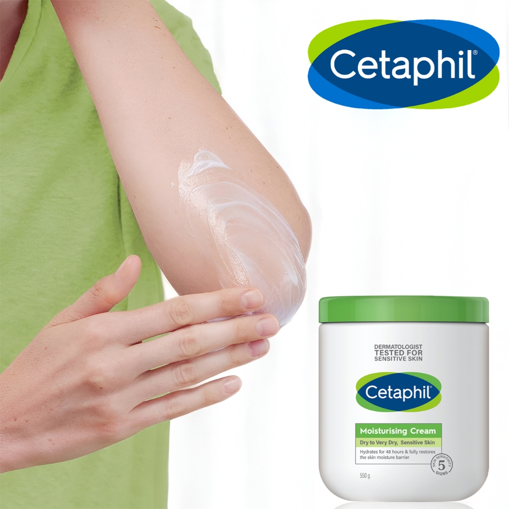 Cetaphil Cream/Cetaphil Moisturizing Cream 250g/Untuk Semua Jenis Kulit/ Skin Care Krim Pelembab Waj