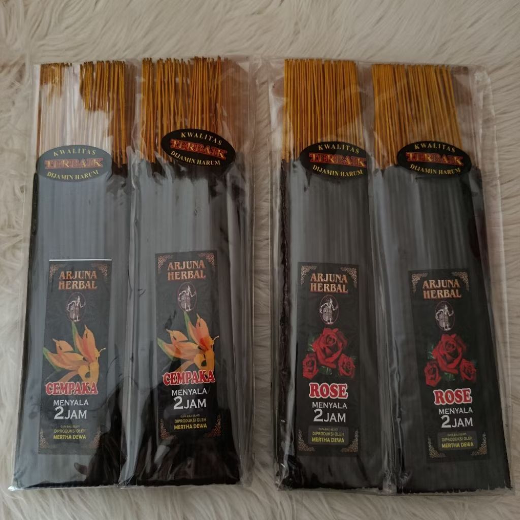Dupa Hio Pepel Arjuna Herbal Menyala 2 jam Dupa harum Aromaterapi