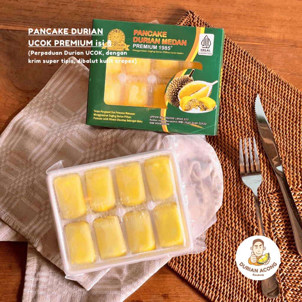 Pancake Durian UCOK PREMIUM isi 8 - Premium Ucok